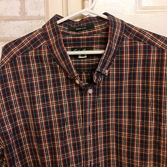Eddie Bauer men's 3XLT casual button down shirt (J5) - Picture 3 of 4